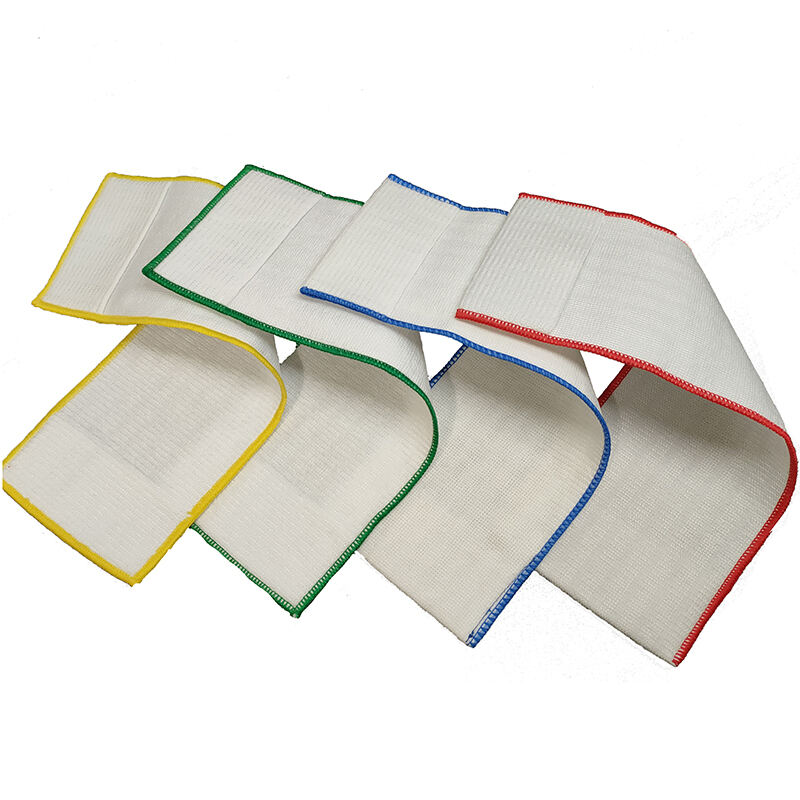 Pad de Microfibra Desechable con Borde Colorido
