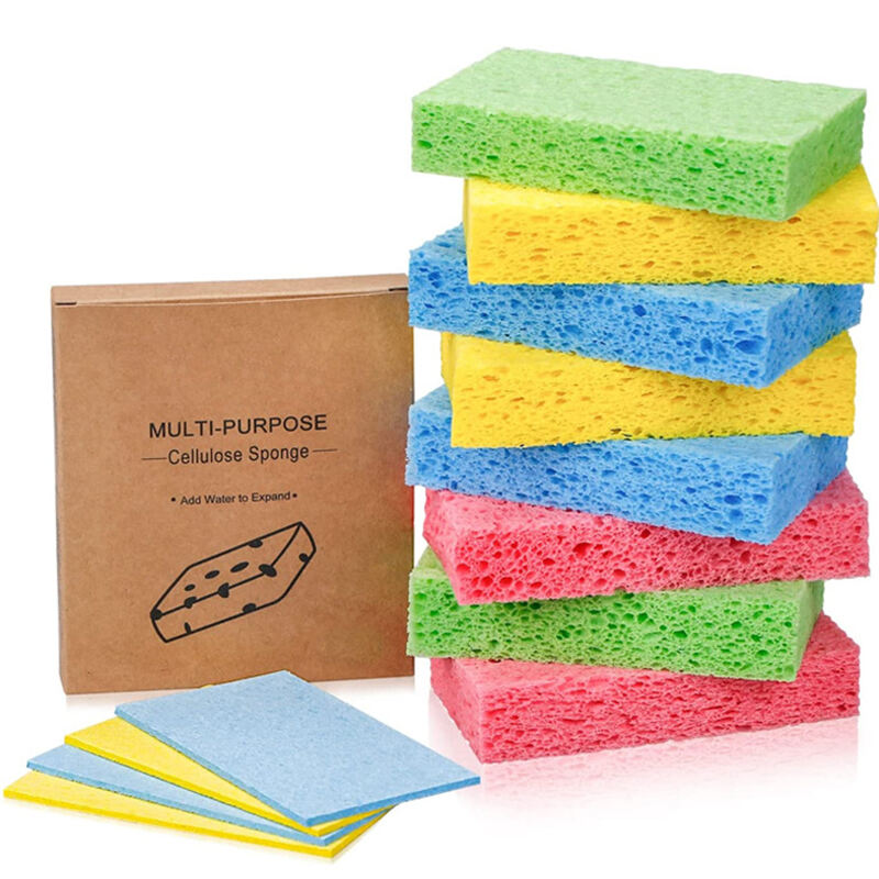Esponja de Celulosa Comprimida Multicolor Biodegradable
