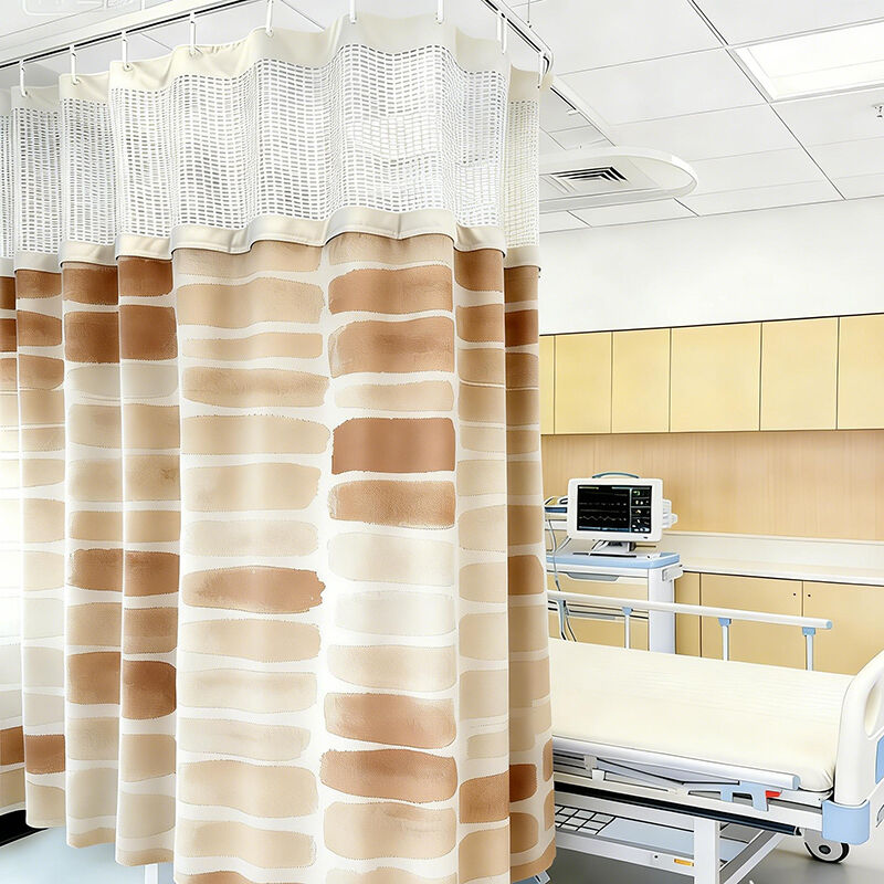 Esun Jacquard Hospital Curtain with Mesh Top