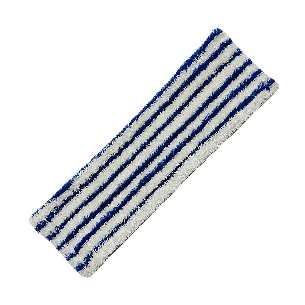 Mop de Microfibra con Rayas para Limpieza de Suelos en Salas Limpias