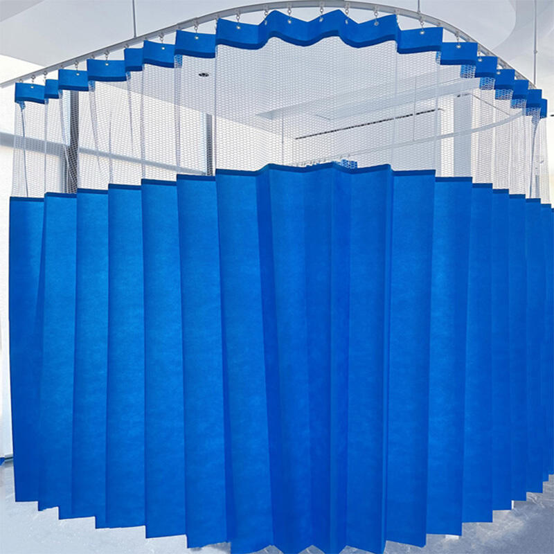 Medical Disposable  Mesh Cubicle Curtains for Hospital  manufacture