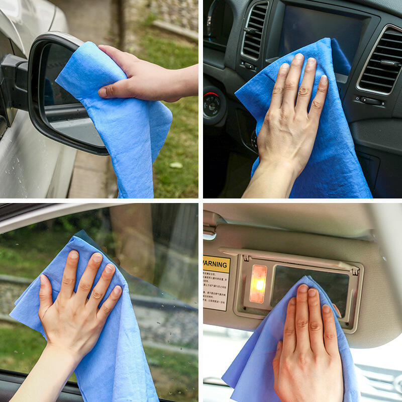 Quick Dry PVA Reusable Chamois Leather Towel details
