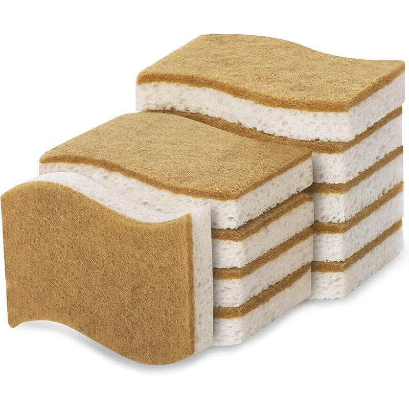 Esponja Biodegradable y Compostable de Celulosa y Coco