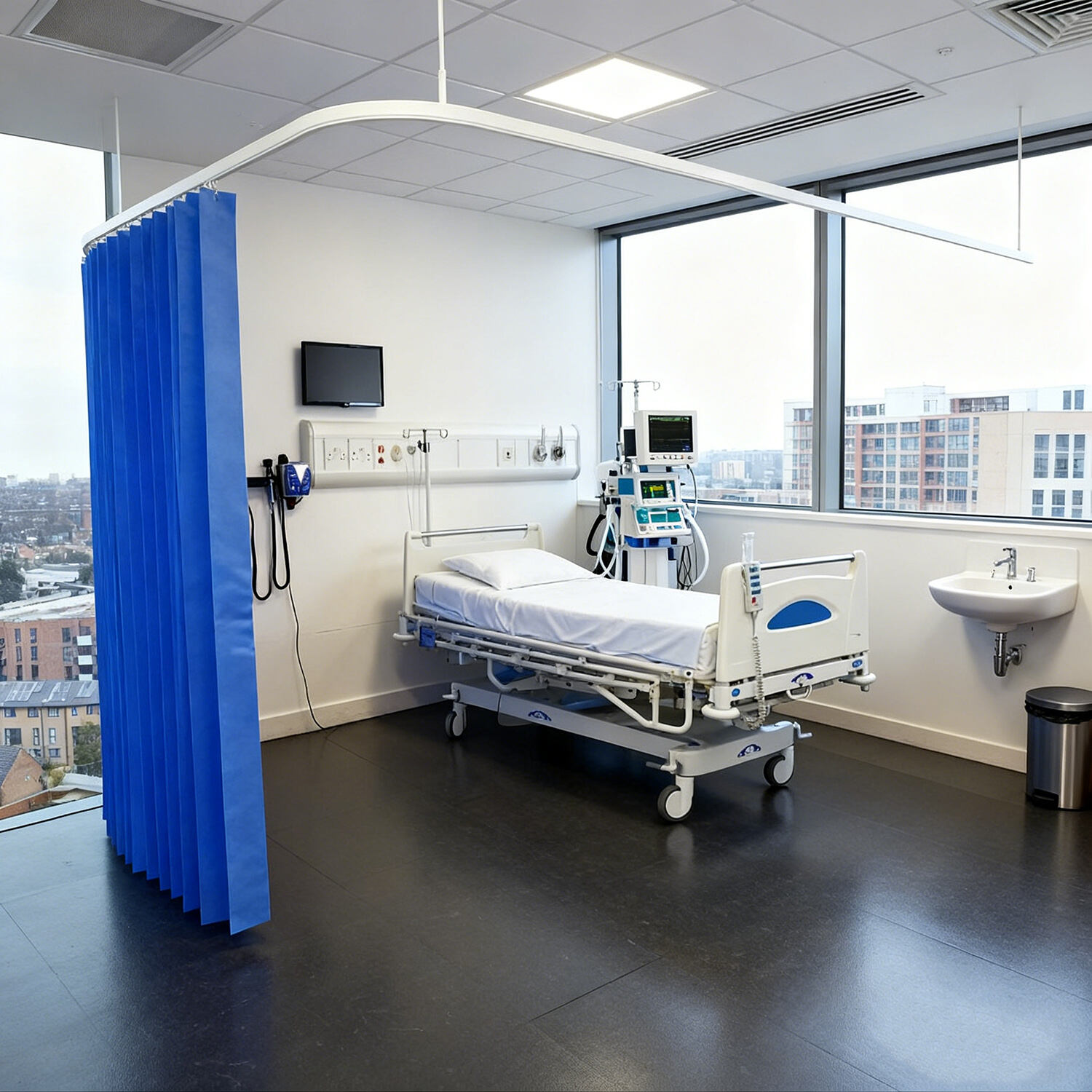 Com que frequência as cortinas médicas devem ser substituídas?