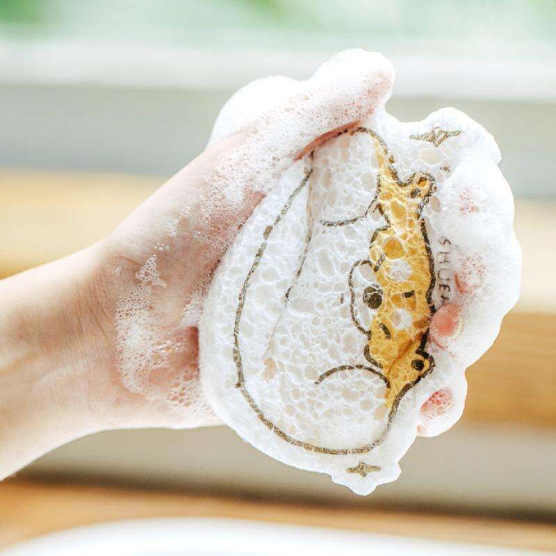 Natural Cartoon Cellulose Sponges for Kitchen supplier