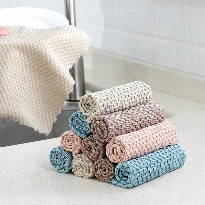 Premium Microfiber Kitchen Towels for Ultimate Cleaning Efficiency