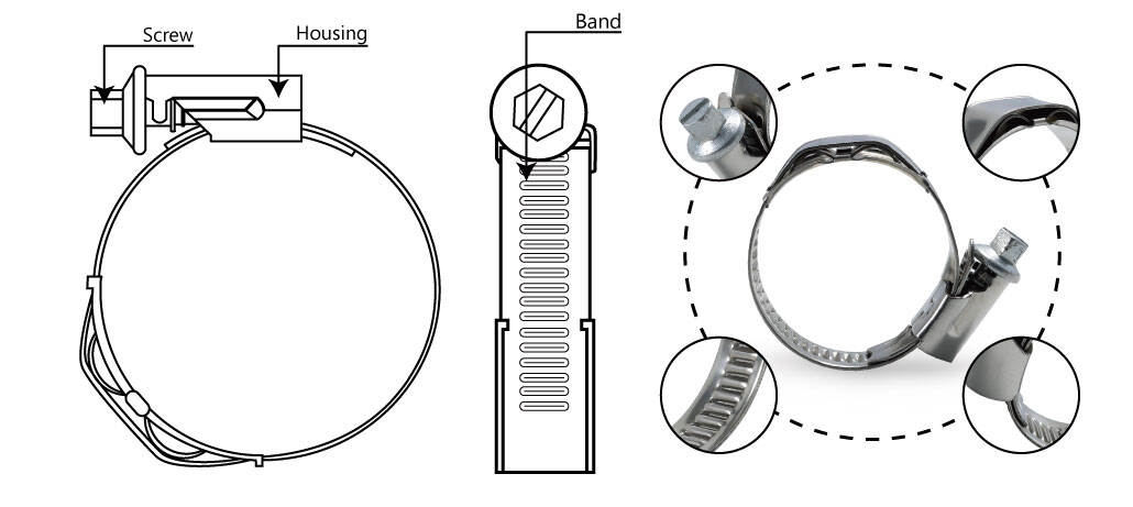 Partial Head German Type Hose Clamp With Spring.jpg