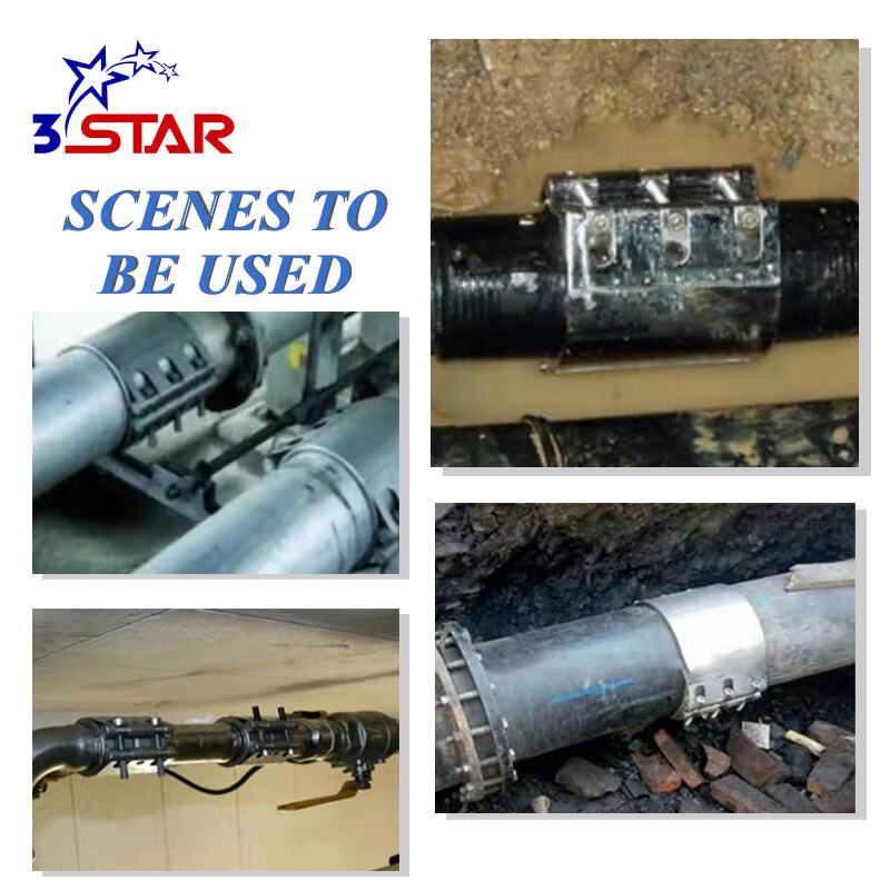 Pipe Repair Clamps for Water, Gas & Oil Pipeline Maintenance