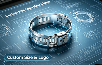 Custom Size and Logo Service of Hose Clamp