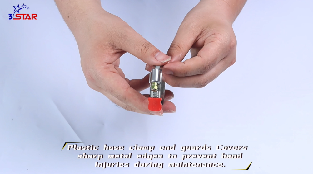 hose clamp band plastic end protrector