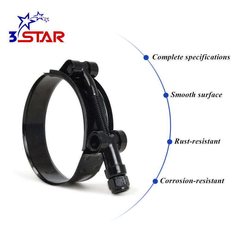 Morsetto per tubo nero elettroforetico di tipo T