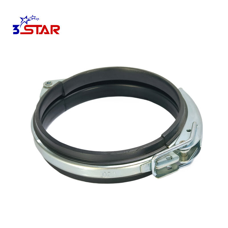 Hurtiglås klemring for kanaler