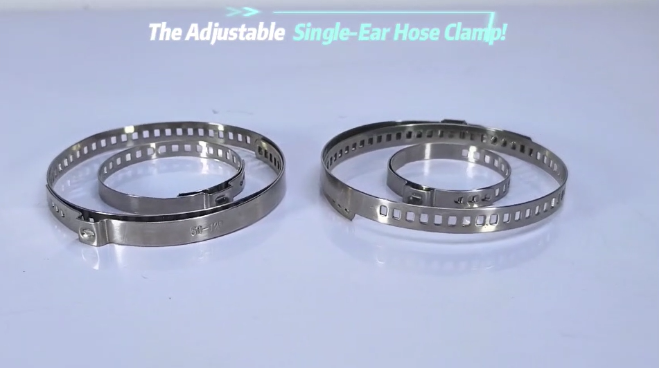 Abrazadera de Manguera de Oreja Simple Ajustable