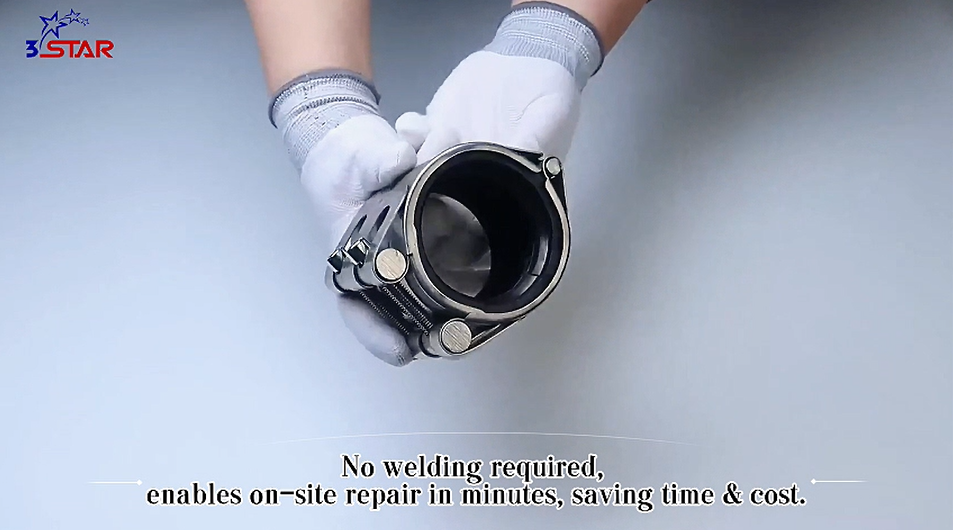 Folding Pipe Repair Clamp