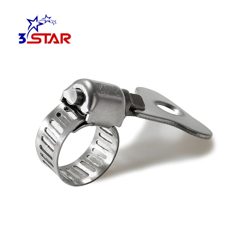 Amerikan Tipi Paslanmayan Polad Qanadlı Somunlu Hortum Klampı