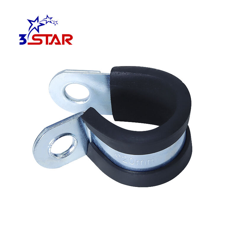 Rubber Lined P Clip