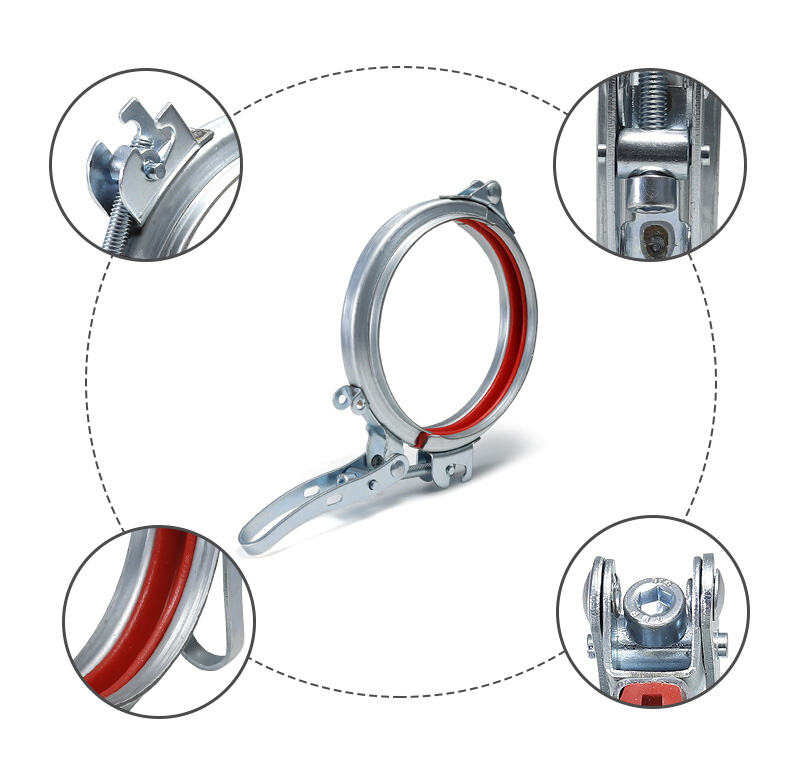 Zinc Plating Quick Release Air Duct Clamp.jpg