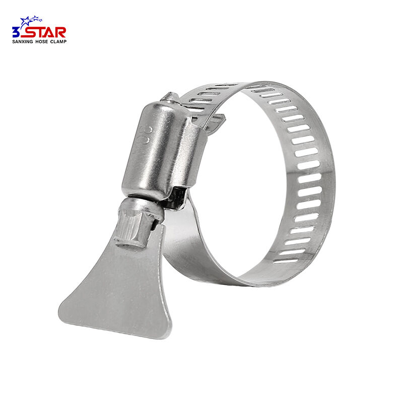 American Stainless Steel Hose Clamp with 304 Handle