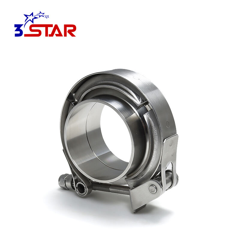Quick Release V Band Clamp With Flanges