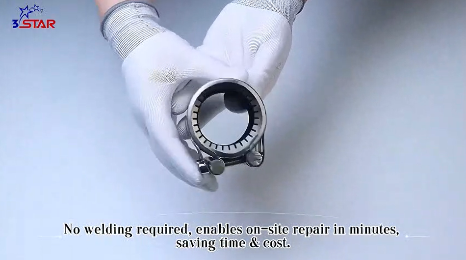 Gear Ring Pipe Repair Clamp