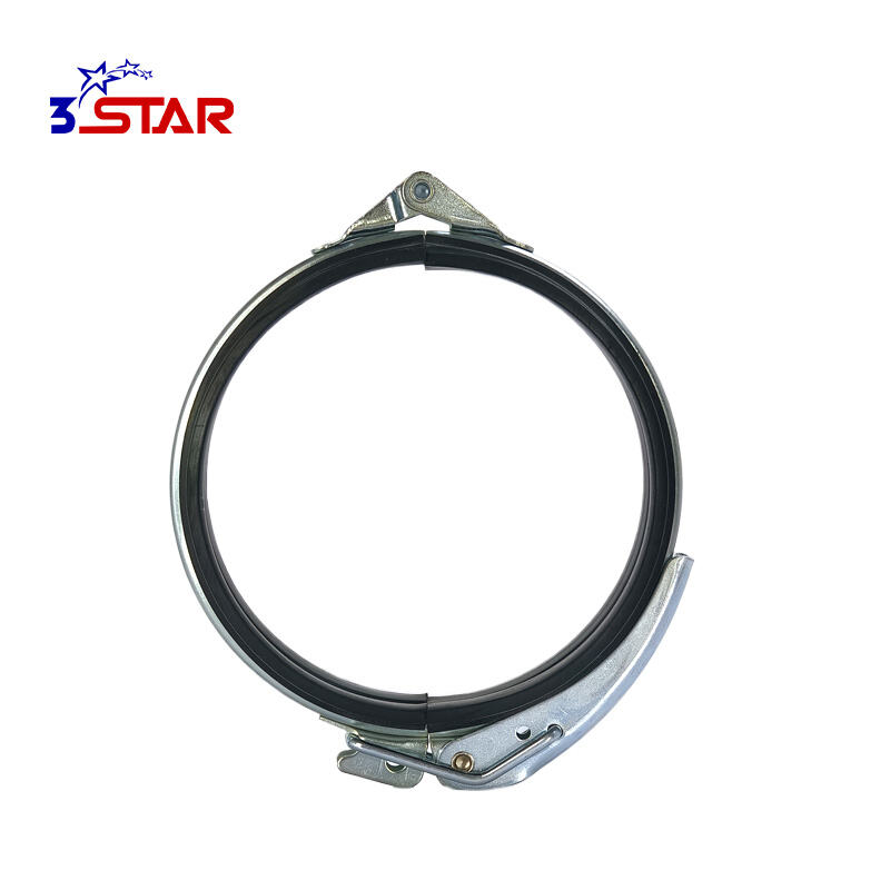 Hurtiglås klemring for kanaler