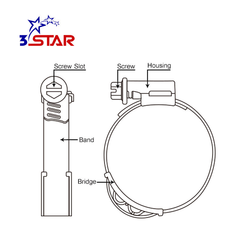 Bahagyang Ulol na Pinsan ng Tanso na Sugpo ng Hose na May Spring