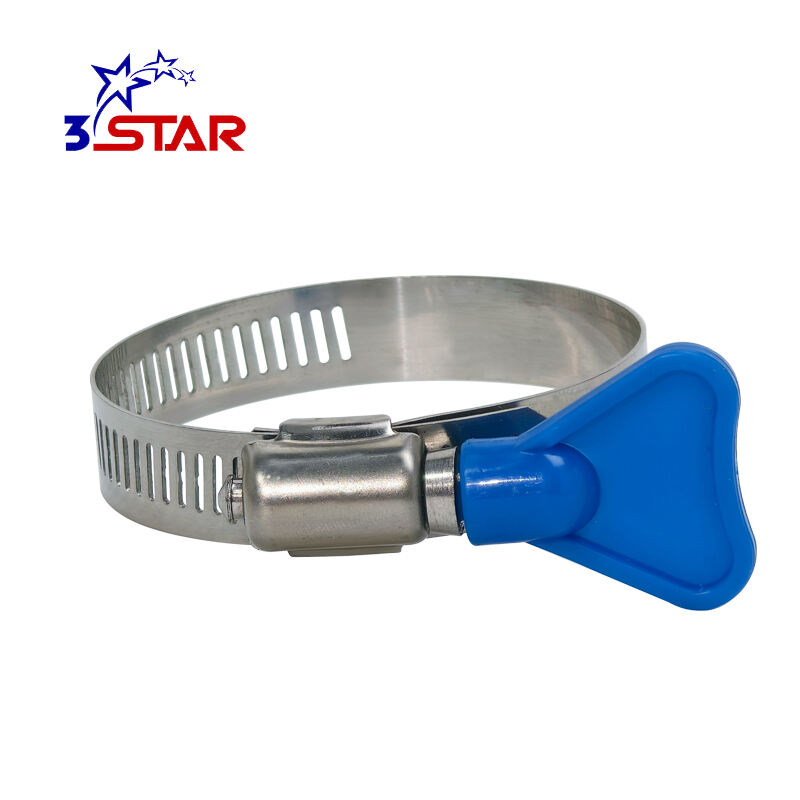 American Type Worm Drive Hose Clamp With Handle - 12.7mm