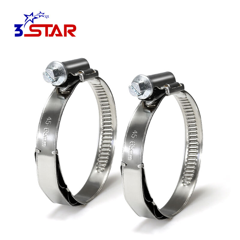 Partial Head German Type Hose Clamp With Spring