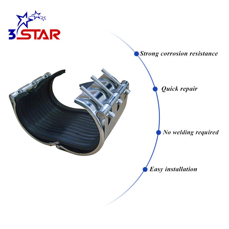 Extended length type Pipe Repair Clamp