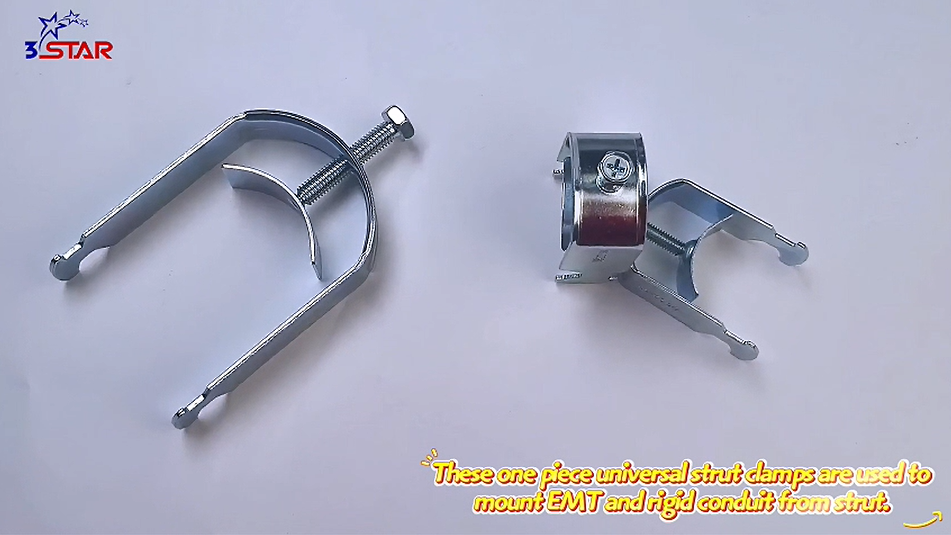One Piece Strut Cable Clamp