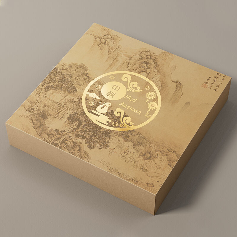 Large Kraft Paper Mooncake Box | Chinese Festival gift box