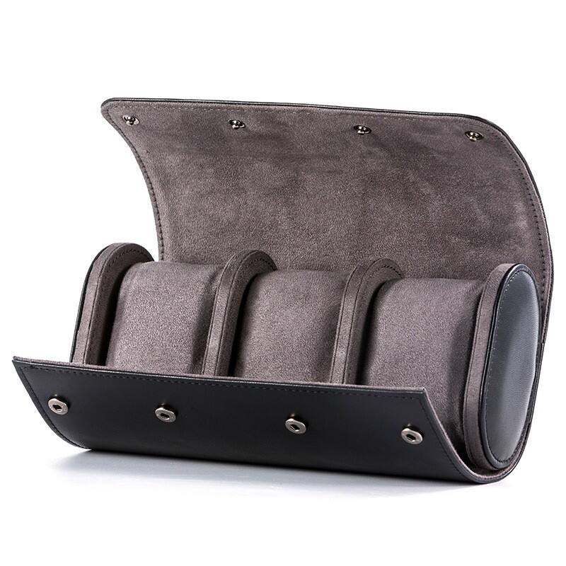 Luxury Three Watch Roll Organizer | Watch Roll