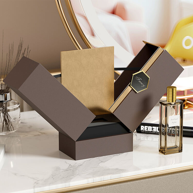 Double-Door Wooden Mini Perfume Box | perfume box