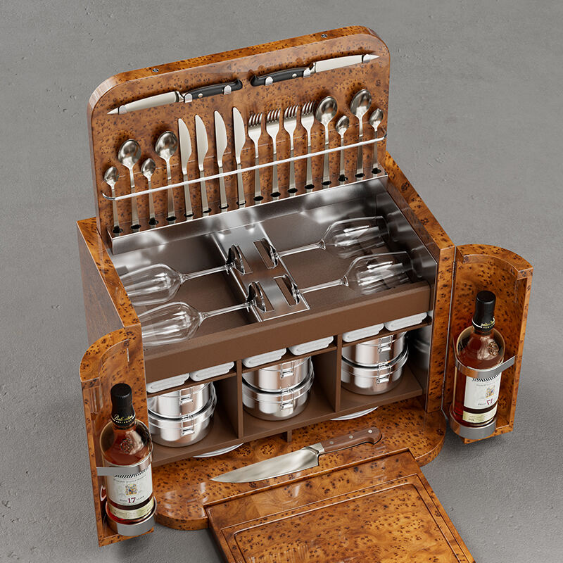 Portable Trunk Picnic Storage Hamper