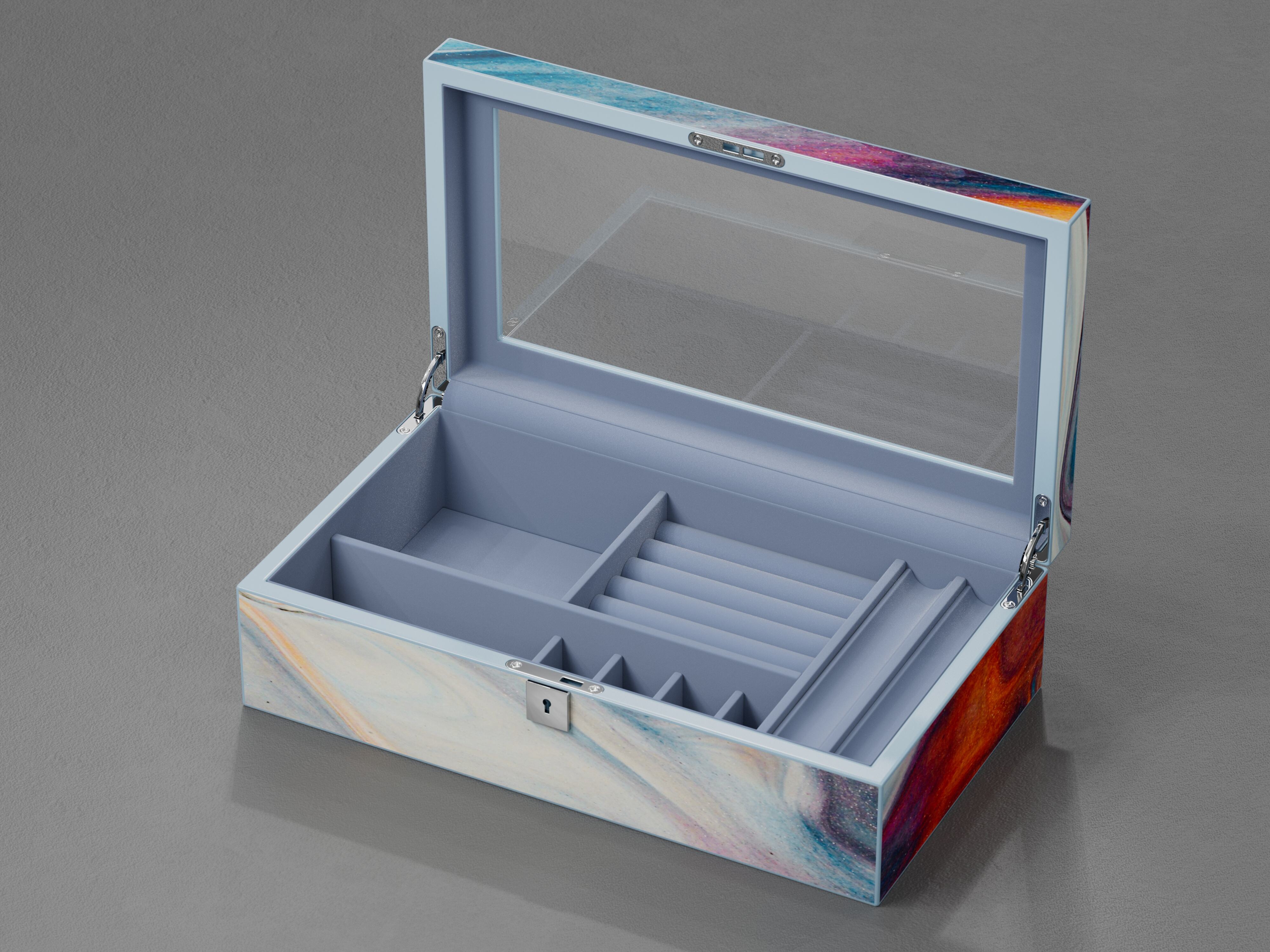 Pakelkite savo papuošalus mūsų apsaugine nuo juodimo dėžute