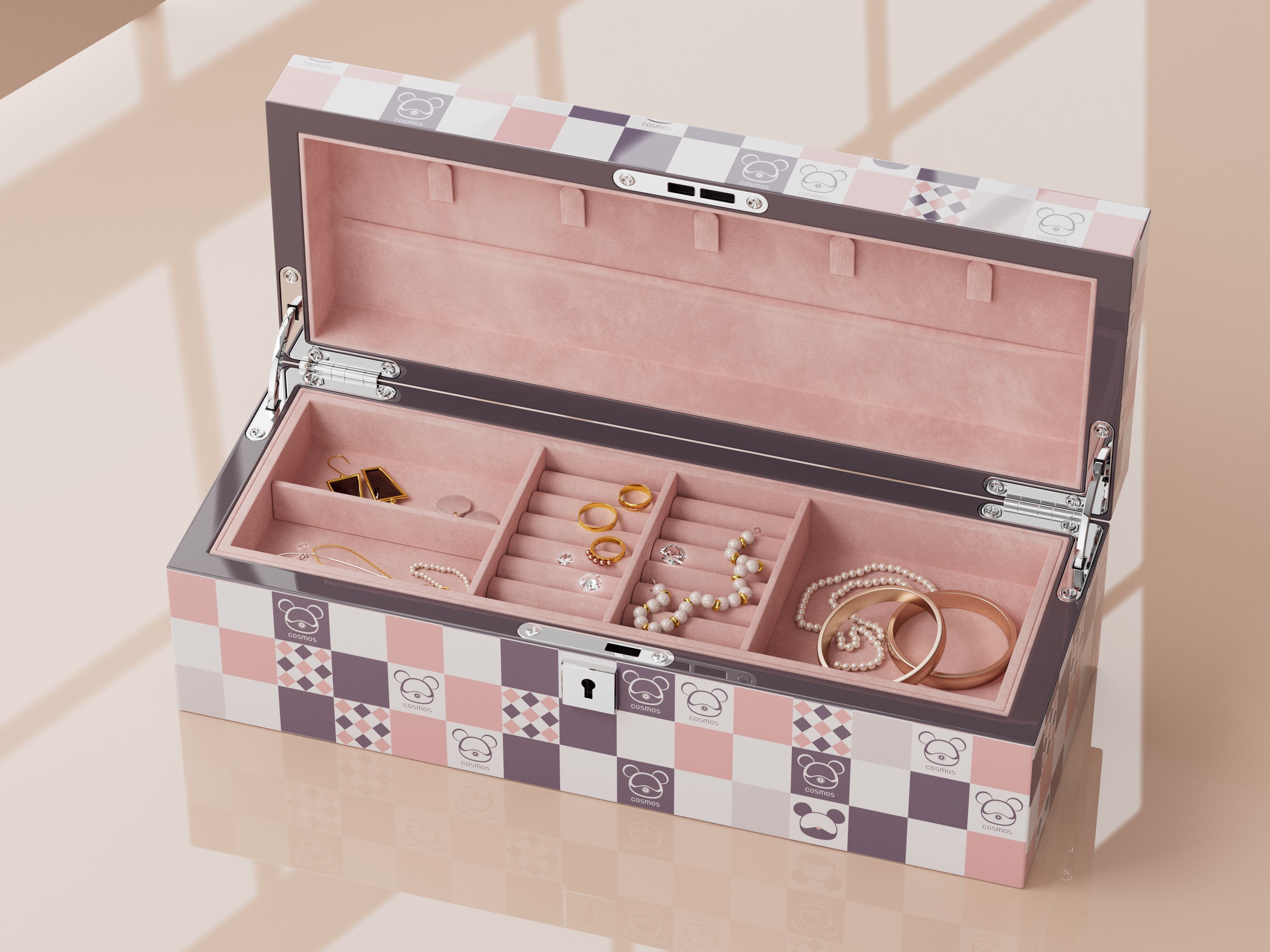 Iškelkite savo prekių ženklą su mūsų mergaičių papuošalų dėžutėmis