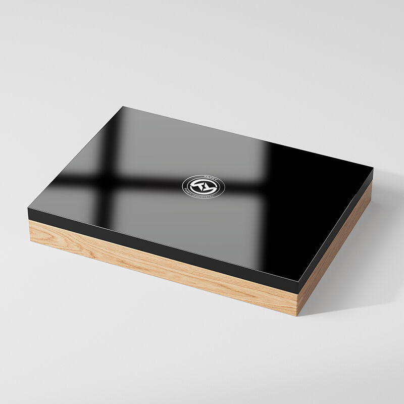 Wooden Mahjong Set Box with Lid