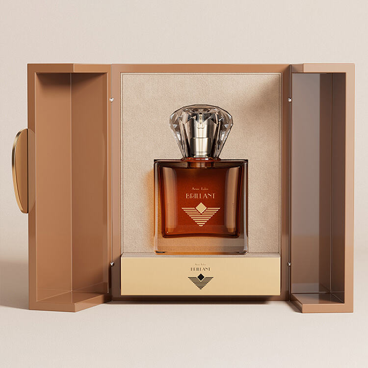 Single Bottle Double-Door Display Case | perfume box