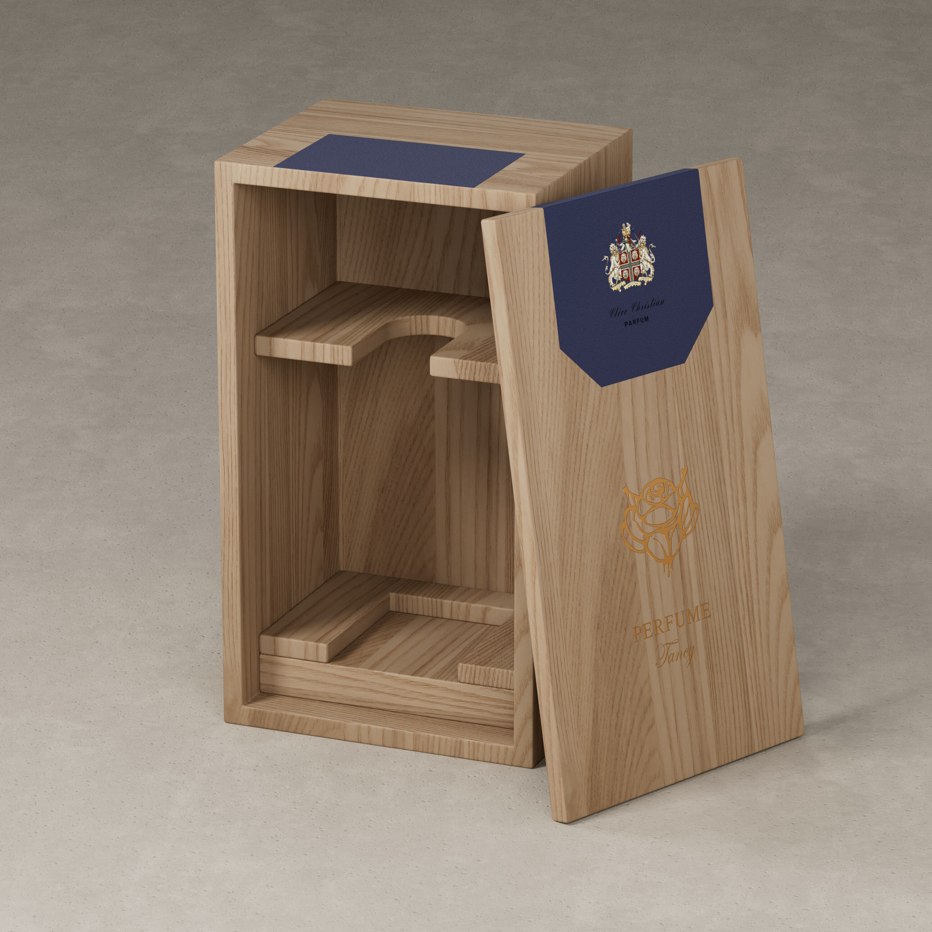 Modern Mini Perfume Collection Wood Box | perfume box