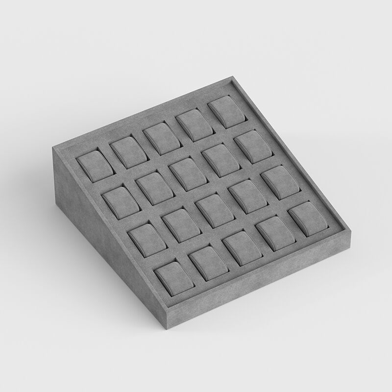 Grey Modern Watch Collection Tray | Watch Display Tray