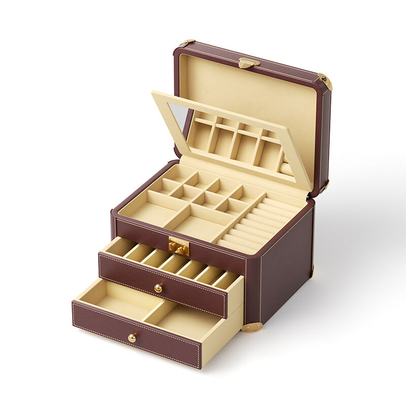 Iškelkite savo prekinį ženklą su prabangiais dėžutės formos papuošalų dėžutėmis