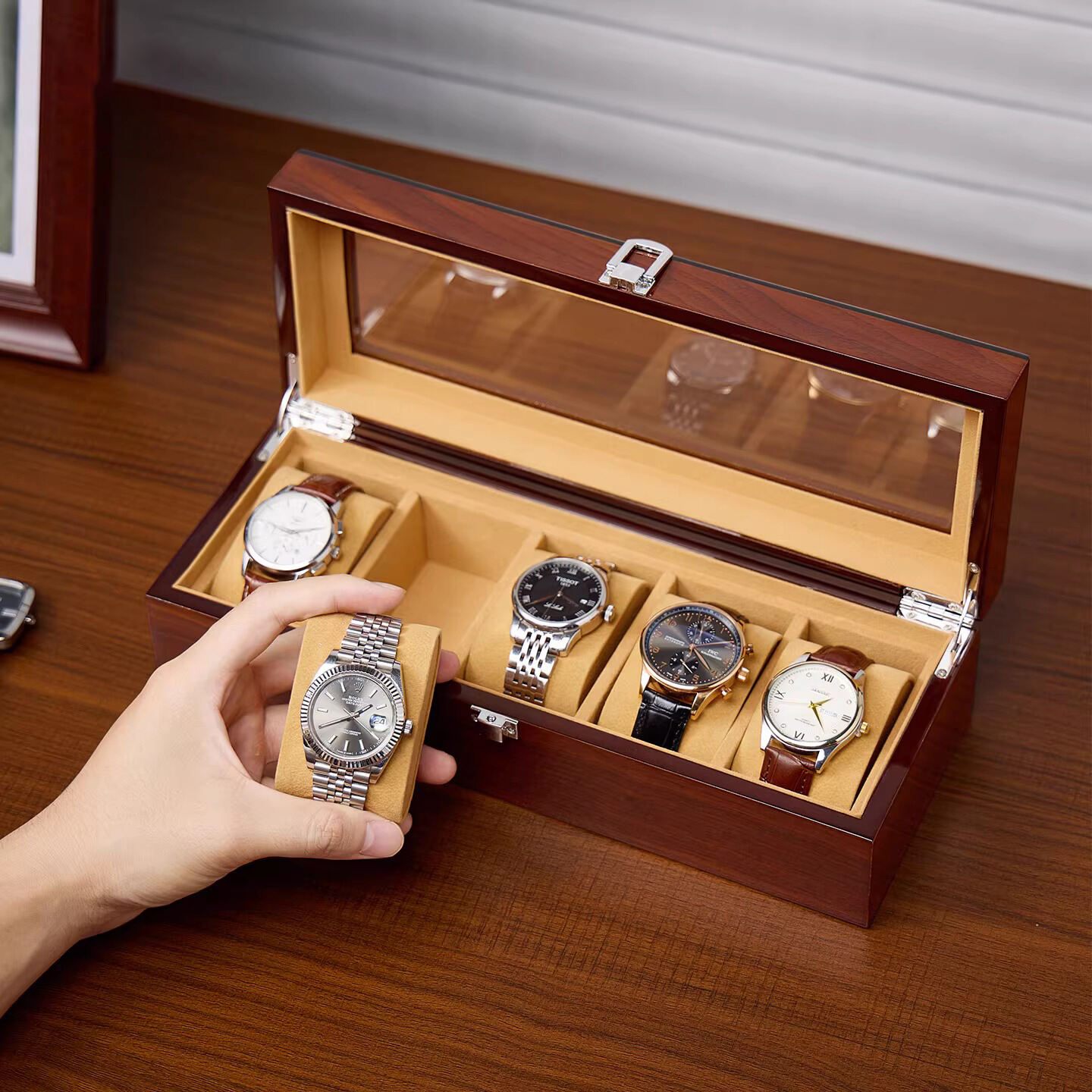 Multi-Slot Travel Watch Organizer