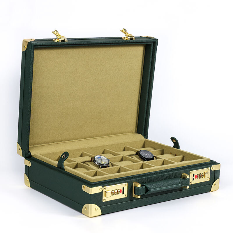 Green Multi-Slot Watch Organizer