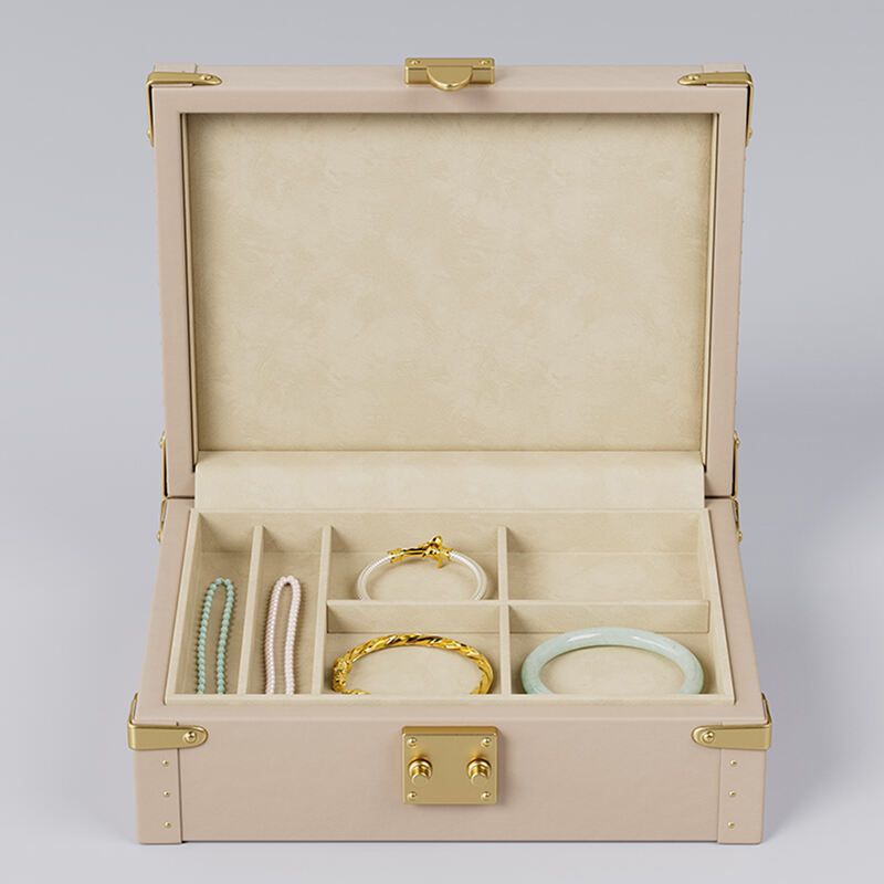 Leather Desktop Jewelry Holder Organizer