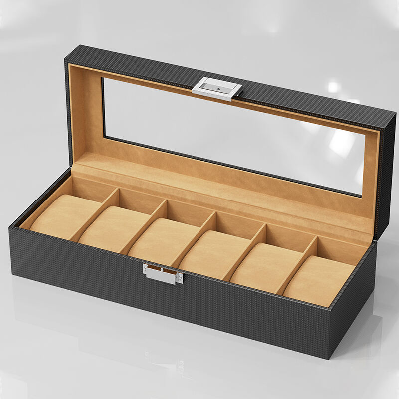 Black Multi-Watch Storage Case