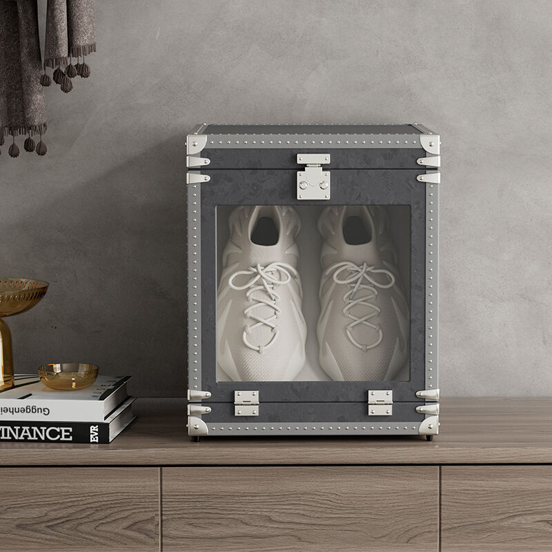 Vintage Suitcase Style Shoe Box