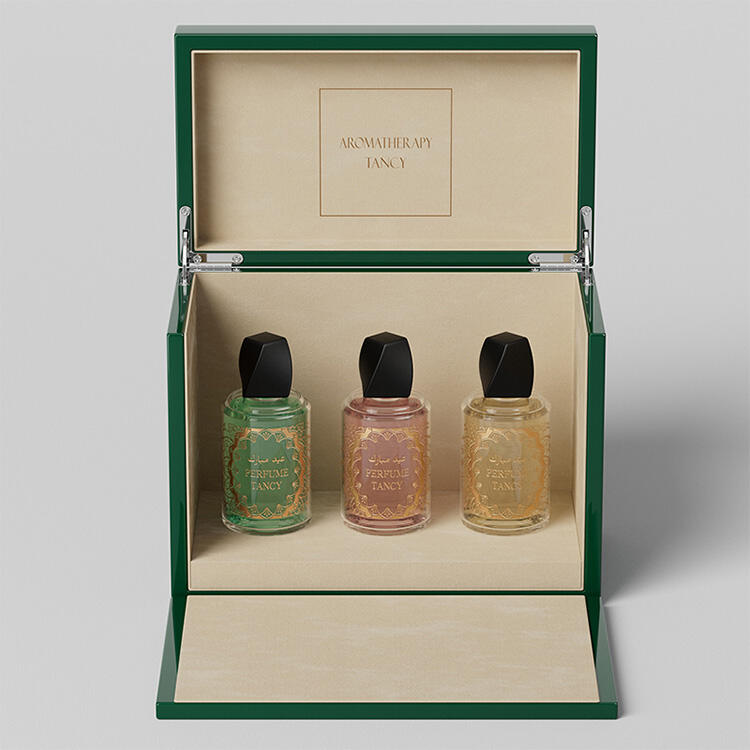 Three-Slot Perfume Display Case