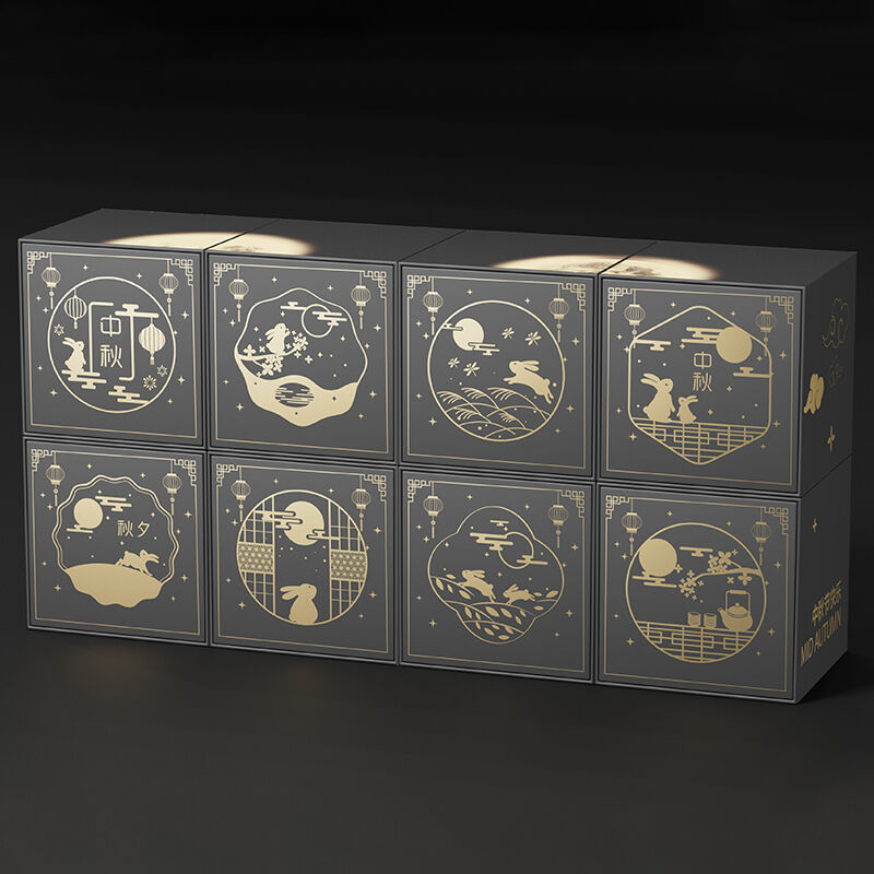 Moon Series LED Mooncake Box — Industrial MDF Packaging Solution