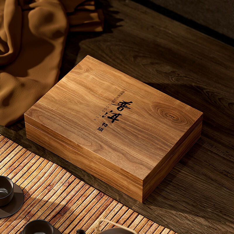 Traditional Wooden Tea Box