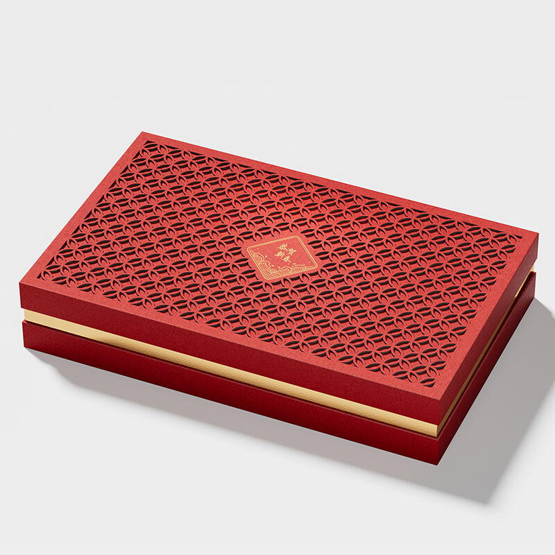 Red Laser-Cut Window Gift Box | Chinese Festival gift box